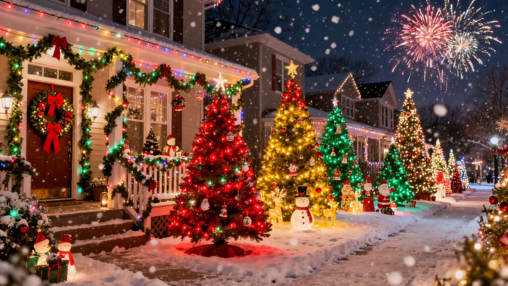 Traditional holiday lights