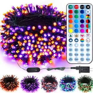 Brizled 200 LED 66FT RGB Color Changing Decorative Lights with 48-keys Reamote for Christmas Halloween Party Decor