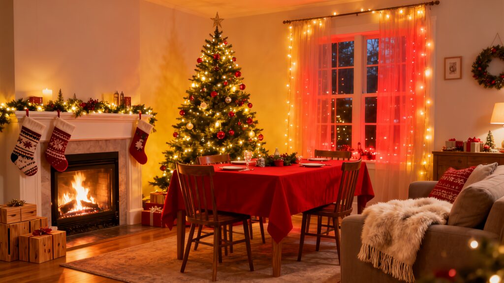 indoor Christmas lights